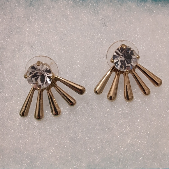 Baublebar crystal ray ear jacket earrings - Picture 2 of 3